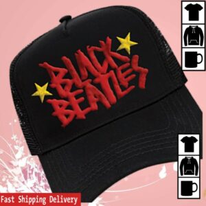 Interscope Store Merch Black Beatles Hat