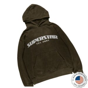 Superstar Clothing Store Merch Brown Superstar Hoodie
