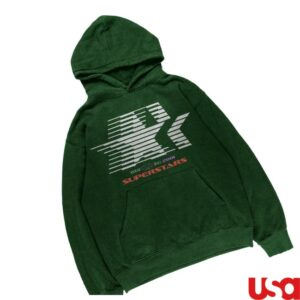 Superstar Clothing Store Merch Green Retro Superstar Hoodie
