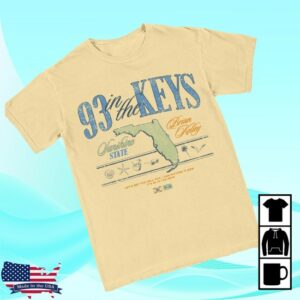Brian Kelley Store Merch 93 In The Keys Florida Tee