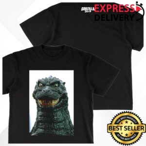 Godzilla Store Merch Godzilla Teeth Black T-Shirt