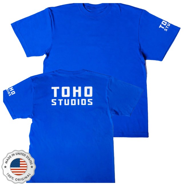 Godzilla Store Merch Toho Studios Original Royal Blue T-Shirt 4 Godzilla Store Merch Toho Studios Original Royal Blue T-Shirt
