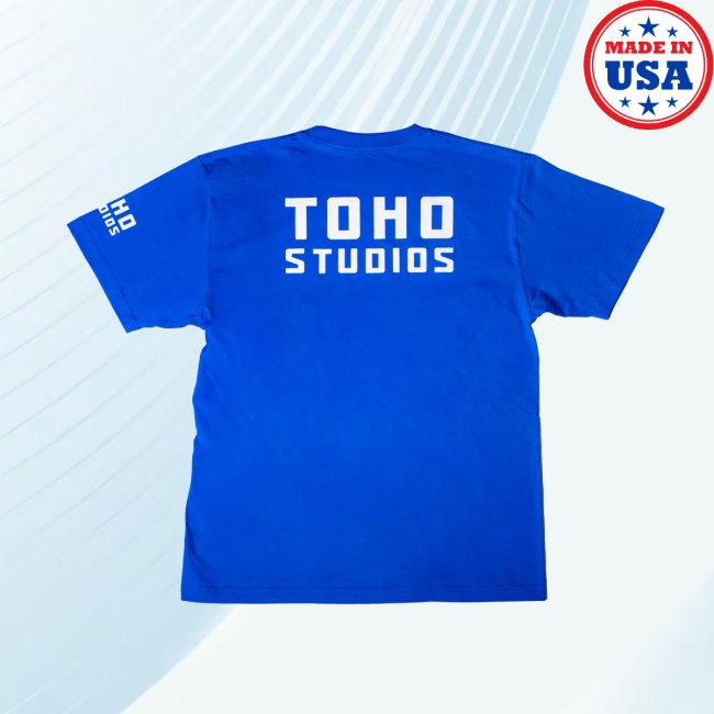Godzilla Store Merch Toho Studios Original Royal Blue T-Shirt 5 Godzilla Store Merch Toho Studios Original Royal Blue T-Shirt