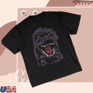 Godzilla Store Merch Godzilla Sketch Black T-Shirt