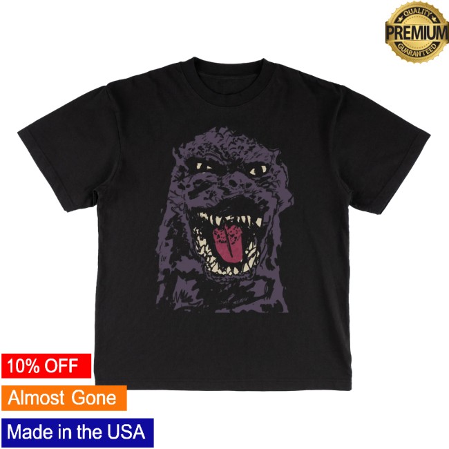 Godzilla Store Merch Godzilla Sketch Black T-Shirt 3 Godzilla Store Merch Godzilla Sketch Black T-Shirt