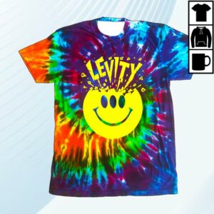 Levity Merch Store Levity Blast Your Brain Smiiiley Tee In Whirlpool Tie Dye