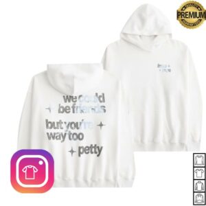 Freya Skye Merch Store Hollister Feel Good Freya Skye Graphic Hoodie White