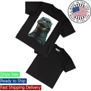 Godzilla Merch Store Godzilla Teeth Black T-Shirt