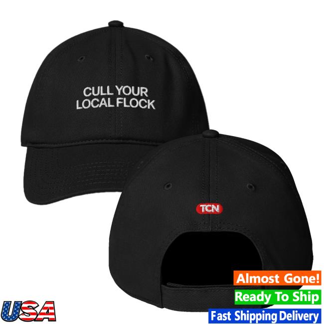 Tucker Carlson Merch Store Cull Your Local Flock Baseball Hat 2 Tucker Carlson Merch Store Cull Your Local Flock Baseball Hat