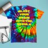 Levity Store Merch Levity Blast Your Brain Smiiiley Tee In Whirlpool Tie Dye 1 Levity Store Merch Levity Blast Your Brain Smiiiley Tee In Whirlpool Tie Dye