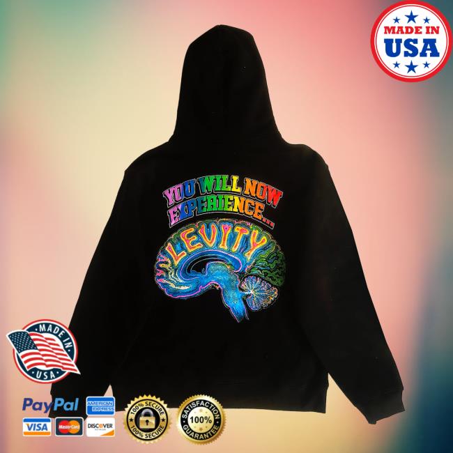 Levity Store Merch Levity Brain Pullover Hoodie In Black 4 Levity Store Merch Levity Brain Pullover Hoodie In Black