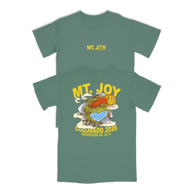 Mt Joy Store Merch Red Rocks 2026 Tee 5 Mt Joy Store Merch Red Rocks 2026 Tee