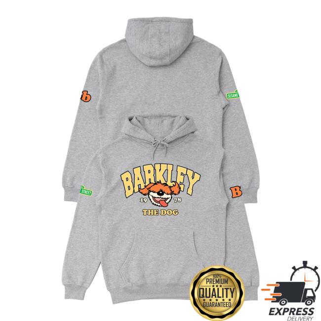 Retrokid Store Merch Sesame Street Barkley Hoodie Heather Grey 5 Retrokid Store Merch Sesame Street Barkley Hoodie Heather Grey