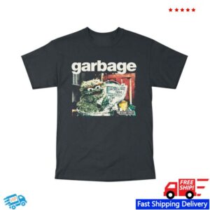 Retrokid Store Merch Sesame Street Garbage T-Shirt Black