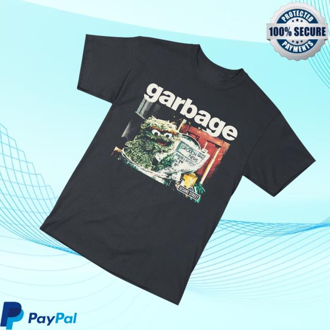 Retrokid Store Merch Sesame Street Garbage T-Shirt Black 4 Retrokid Store Merch Sesame Street Garbage T-Shirt Black