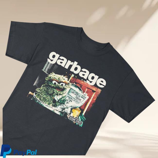 Retrokid Store Merch Sesame Street Garbage T-Shirt Black 5 Retrokid Store Merch Sesame Street Garbage T-Shirt Black