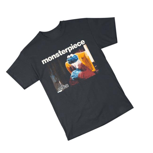 Retrokid Store Merch Sesame Street Monsterpiece T-Shirt Black 4 Retrokid Store Merch Sesame Street Monsterpiece T-Shirt Black