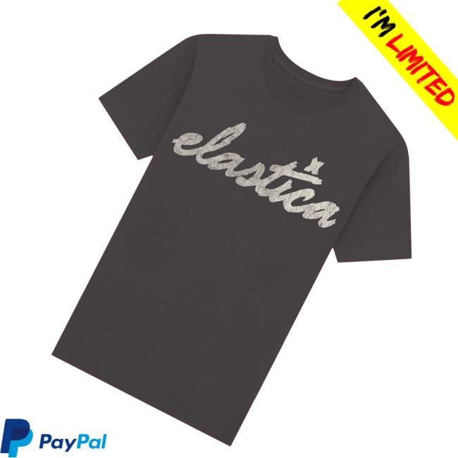 Rough Trade Records Store Merch Elastica Faded Black Logo Tee 4 Rough Trade Records Store Merch Elastica Faded Black Logo Tee
