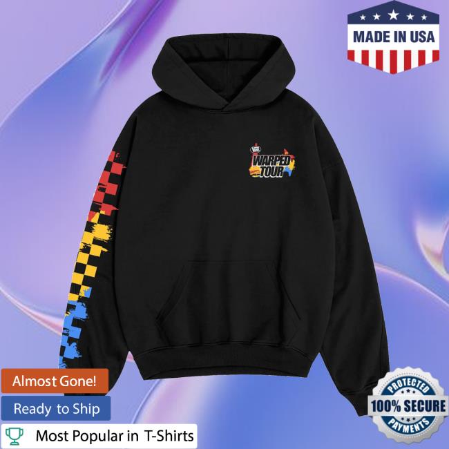 Vans Warped Tour Store Merch Color Blur Hoodie 3 Vans Warped Tour Store Merch Color Blur Hoodie