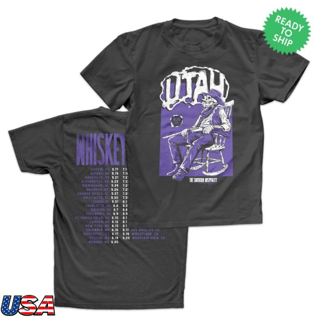 Whiskey Myers Store Merch Whiskey Myers Southern Hospitality Tour Salt Lake City T-Shirt 2 Whiskey Myers Store Merch Whiskey Myers Southern Hospitality Tour Salt Lake City T-Shirt