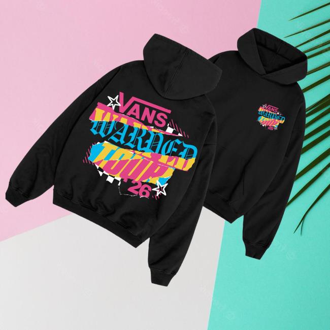 Vans Warped Tour Merch Store Color Pop Hoodie 3 Vans Warped Tour Merch Store Color Pop Hoodie