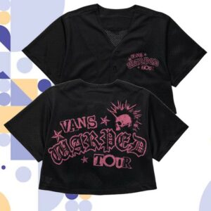 Vans Warped Tour Merch Store Pink Is Punk Mesh Jersey