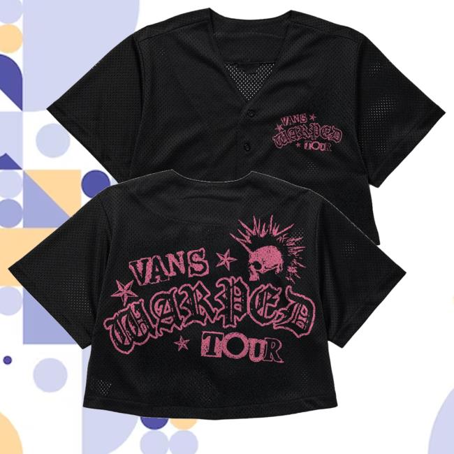 Vans Warped Tour Merch Store Pink Is Punk Mesh Jersey 2 Vans Warped Tour Merch Store Pink Is Punk Mesh Jersey
