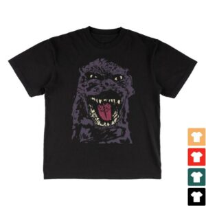 Godzilla Store Merch Godzilla Sketch Black T-Shirt