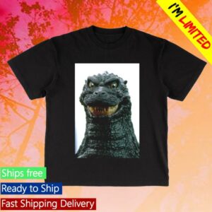 Godzilla Store Merch Godzilla Teeth Black T-Shirt