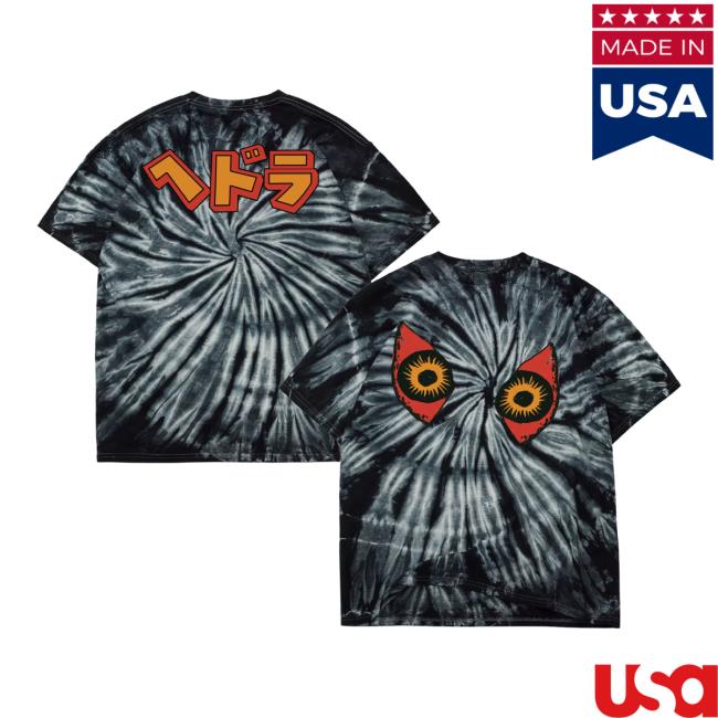 Godzilla Store Merch Hedorah Eyes Tie Dye T-Shirt 5 Godzilla Store Merch Hedorah Eyes Tie Dye T-Shirt