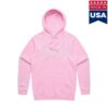 Lzmfg Store Merch Gothic Chrome Hoodie Pink