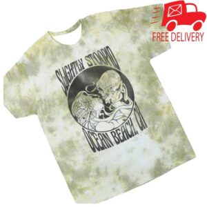 Slightly Stoopid Store Merch Skull Kiss Olive Infusion Tie Dye