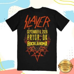 Slayer Store Merch Rocklahoma 2026 Festival Event Tee
