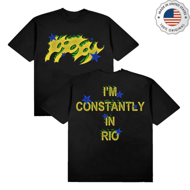 Poppy Merch Store Constantly In Rio Tee 2 Poppy Merch Store Constantly In Rio Tee