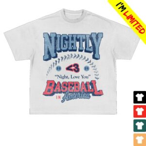 Nightly Merch Store Baseball In America Tee