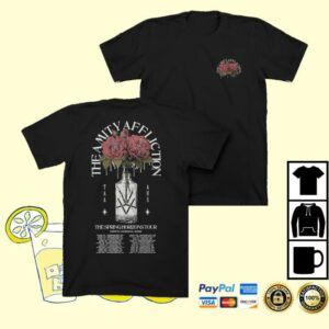 The Amity Affliction Us Merch Store The Spring Horizons Tour Black T-Shirt