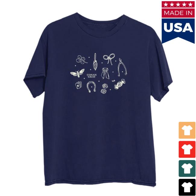 Conan Gray Store Merch Knick-Knack Blue T-Shirt 3 Conan Gray Store Merch Knick-Knack Blue T-Shirt