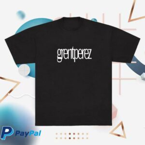 Grent Perez Store Merch Grentperez Black Logo T-Shirt