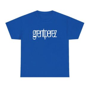 Grent Perez Store Merch Grentperez Blue Logo T-Shirt