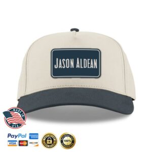 Jason Aldean Store Merch Cream Snapback Hat