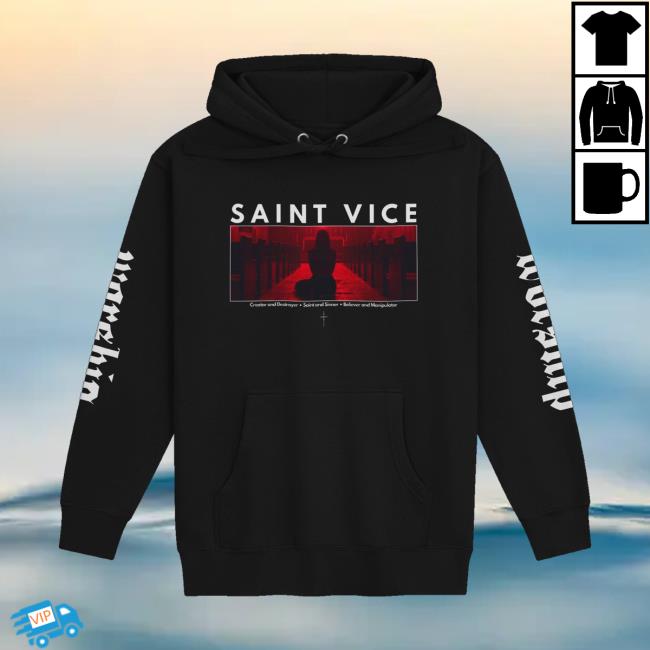 Saint Vice Shop Merch Worship Hoodie 3 Saint Vice Shop Merch Worship Hoodie