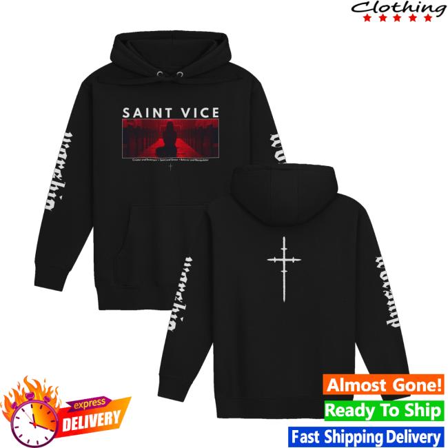 Saint Vice Shop Merch Worship Hoodie 4 Saint Vice Shop Merch Worship Hoodie