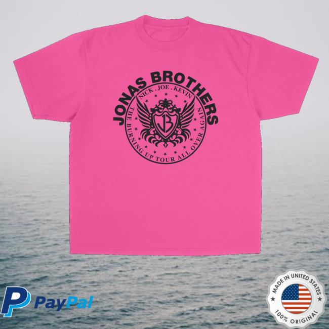 Jonas Brothers Merch Store Jb Crest Tee 2 Jonas Brothers Merch Store Jb Crest Tee