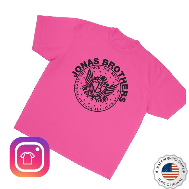 Jonas Brothers Merch Store Jb Crest Tee 3 Jonas Brothers Merch Store Jb Crest Tee