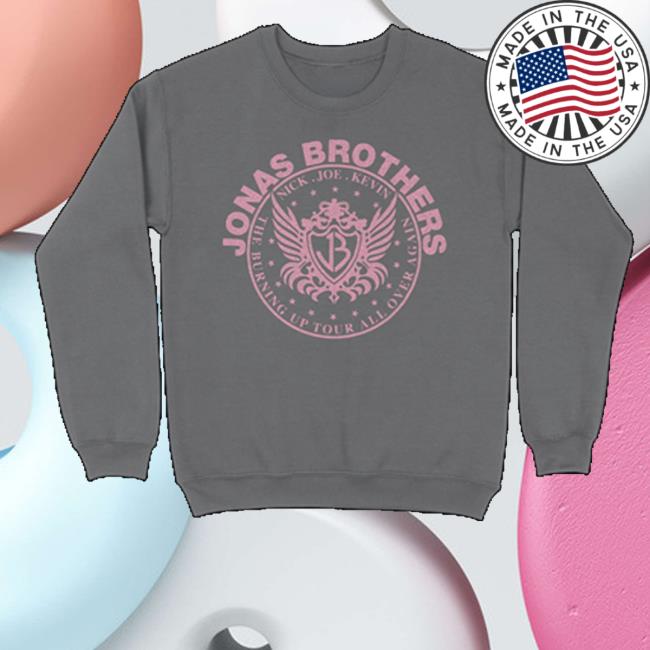 Jonas Brothers Merch Store Jb Crest Crew 2 Jonas Brothers Merch Store Jb Crest Crew
