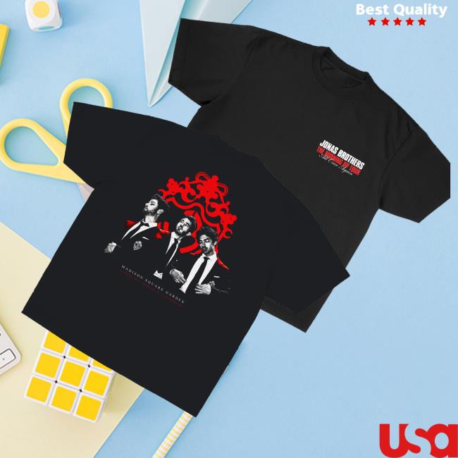 Jonas Brothers Merch Store Msg Burning Up Tour Tee 3 Jonas Brothers Merch Store Msg Burning Up Tour Tee