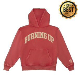 Jonas Brothers Merch Store Burning Up Collegiate Hoodie