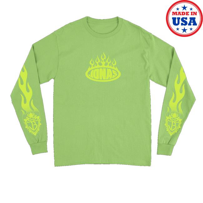 Jonas Brothers Merch Store Jonas Flames Neon Long Sleeve 2 Jonas Brothers Merch Store Jonas Flames Neon Long Sleeve