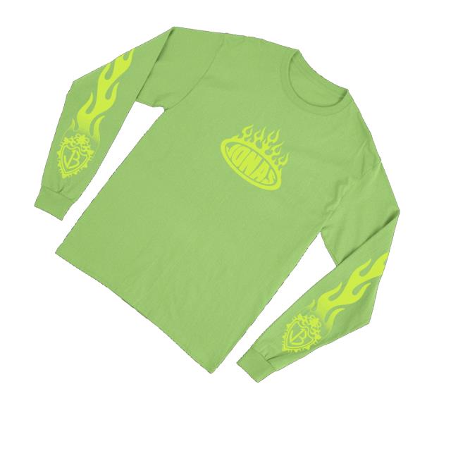 Jonas Brothers Merch Store Jonas Flames Neon Long Sleeve 3 Jonas Brothers Merch Store Jonas Flames Neon Long Sleeve