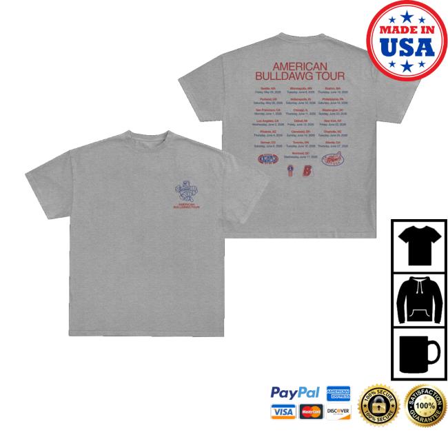 Kenny Mason Merch Store American Bulldawg Tour Tee 2 Kenny Mason Merch Store American Bulldawg Tour Tee